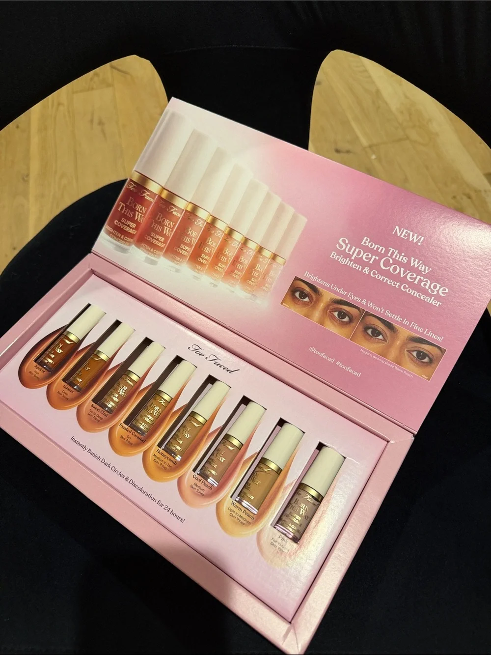 Too Faced Born This Way Super Coverage Concealer Set - Pink Packaging